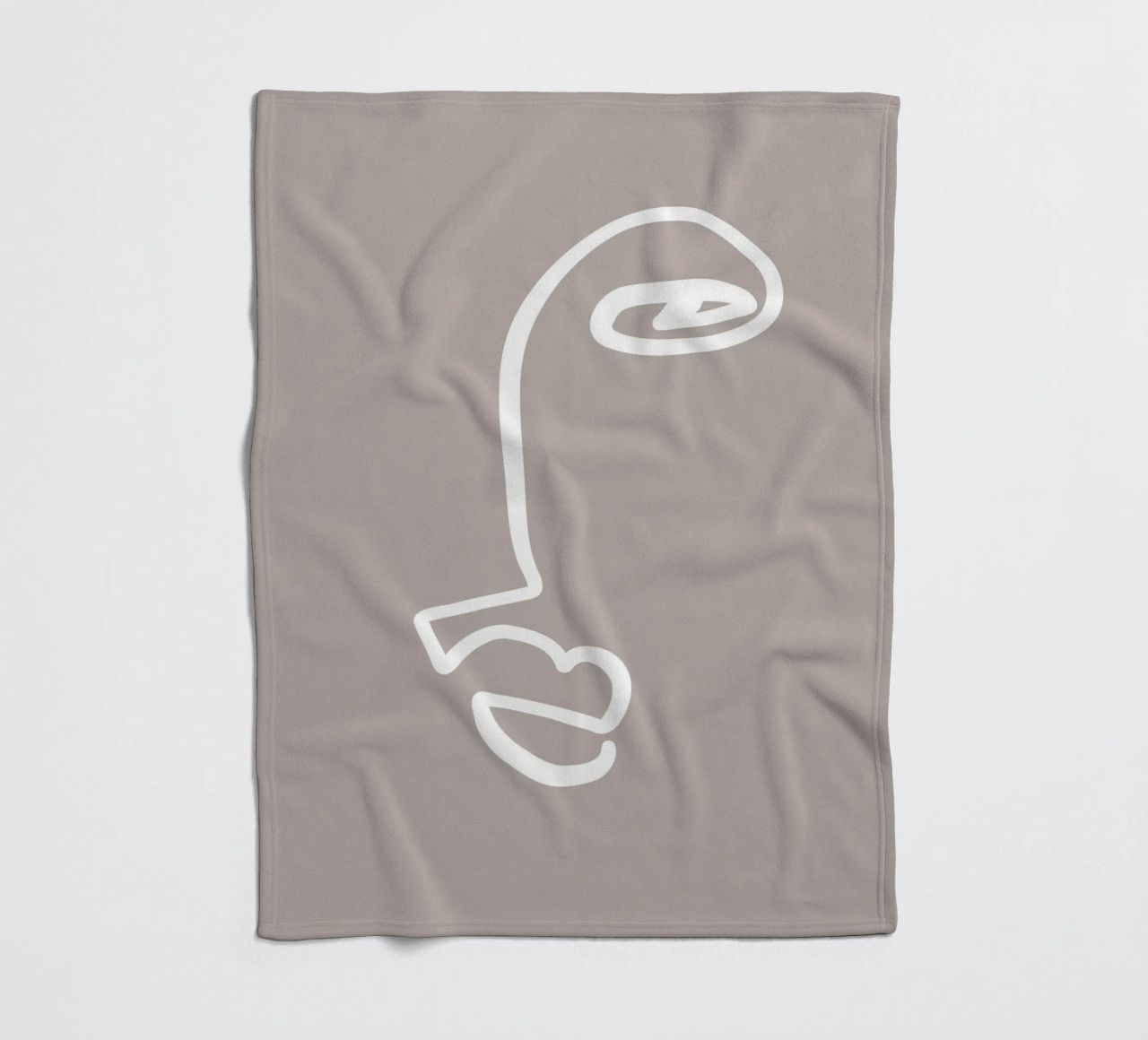 Simple Faces No 02 coperta in pile da treechild