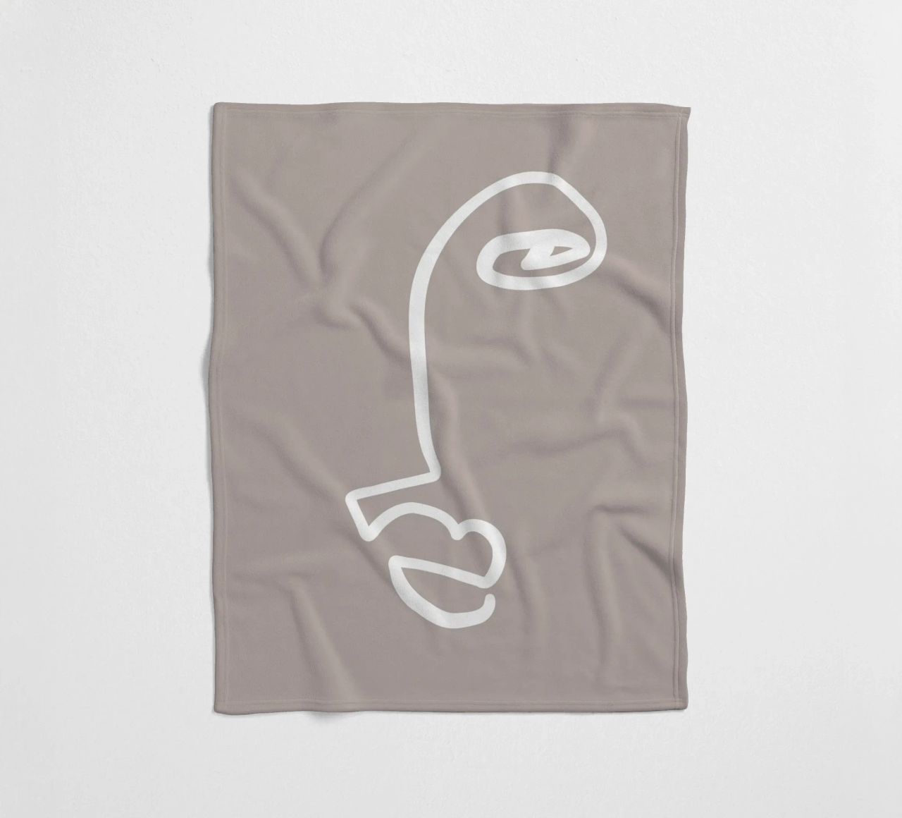 Simple Faces No 02 coperta in pile da treechild