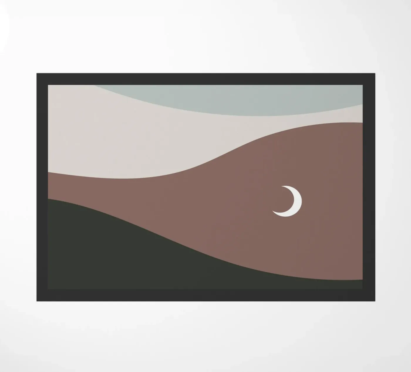 Moonscape Fußmatte von treechild