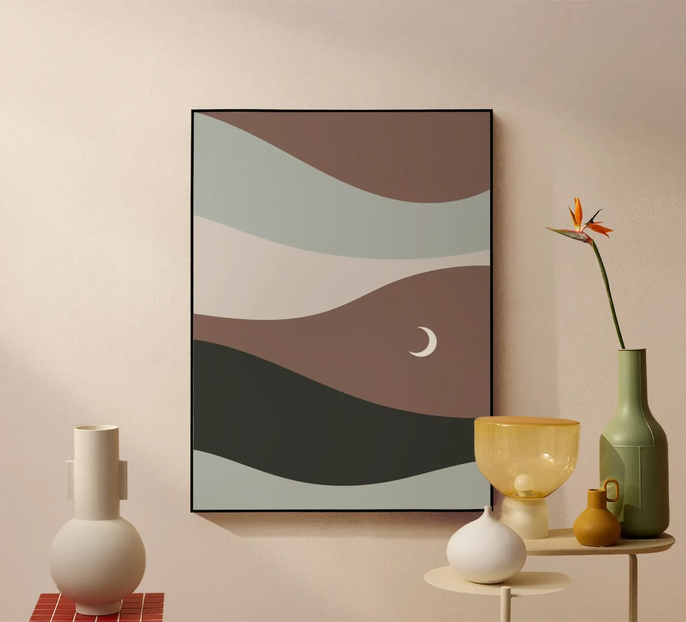 Moonscape plexiglas de treechild