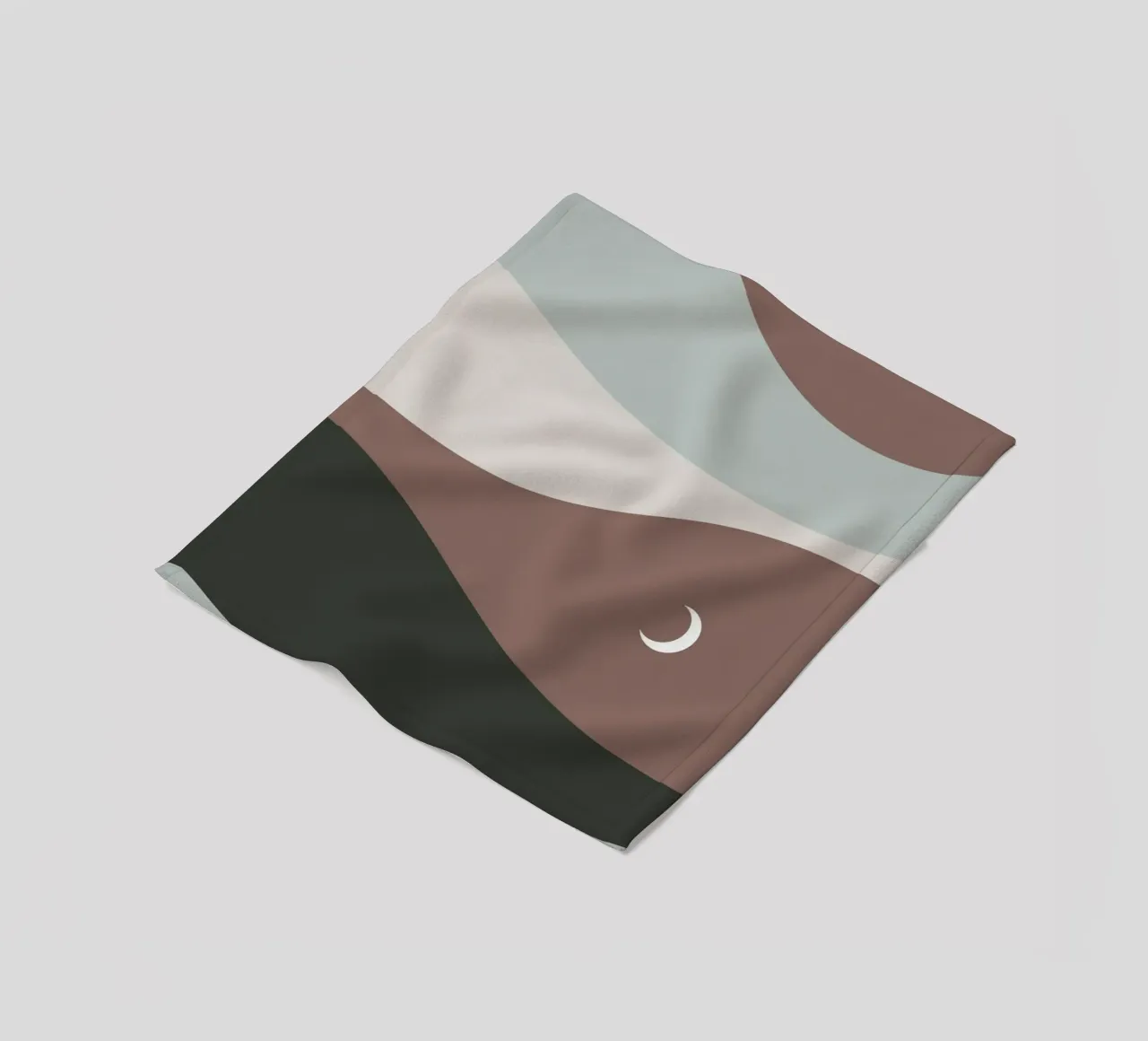 Moonscape coperta in pile da treechild