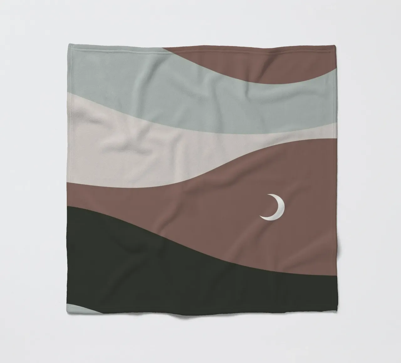 Moonscape coperta in pile da treechild