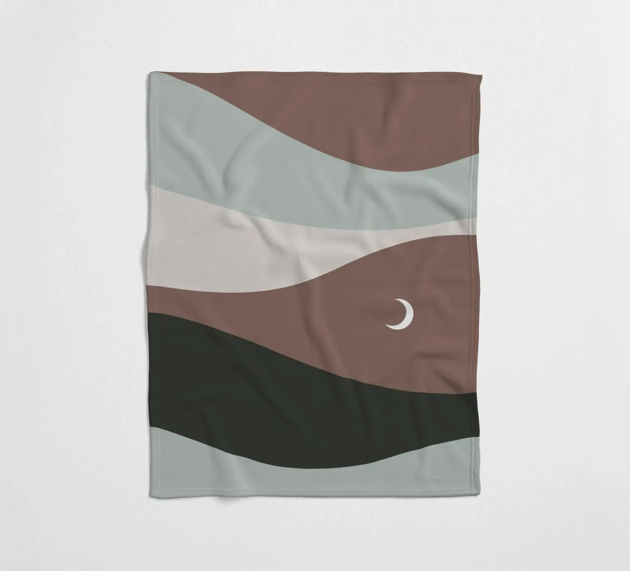 Moonscape coperta in pile da treechild