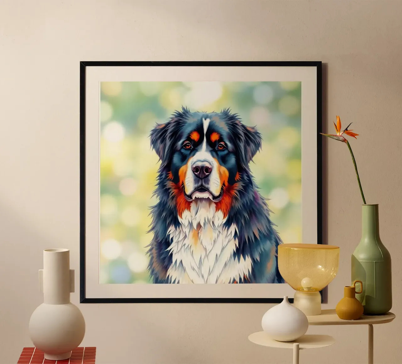 Bellissimo cane da montagna bernese #28 carta hahnemühle da Yumis.Beargang.and.Me