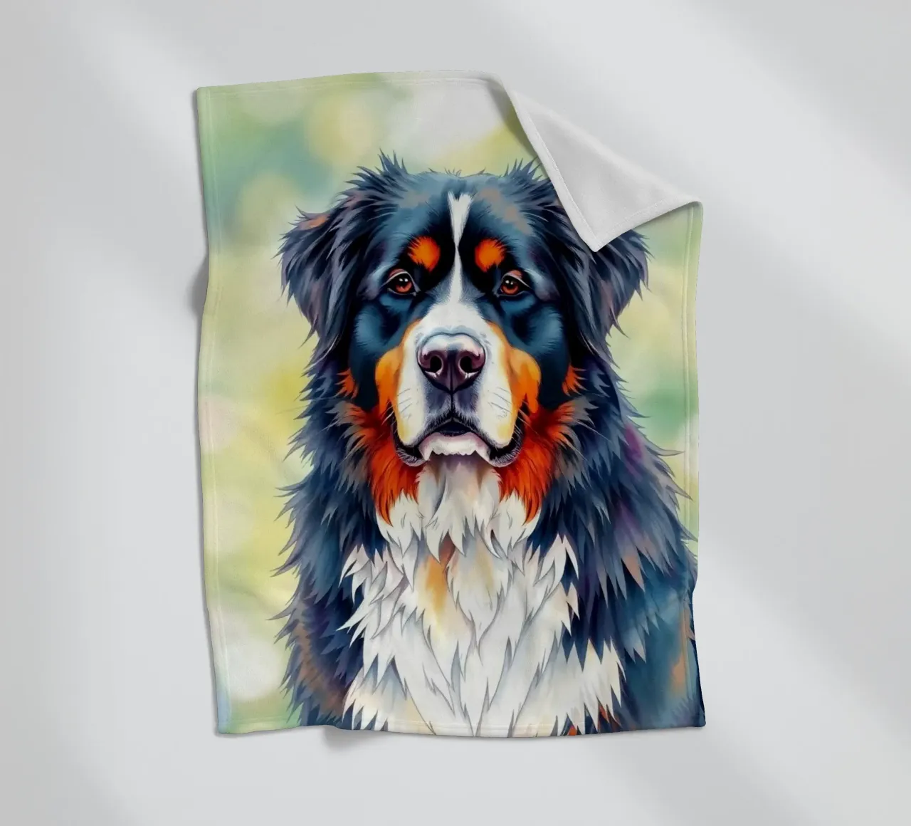 Bellissimo cane da montagna bernese #28 coperta in pile da Yumis.Beargang.and.Me