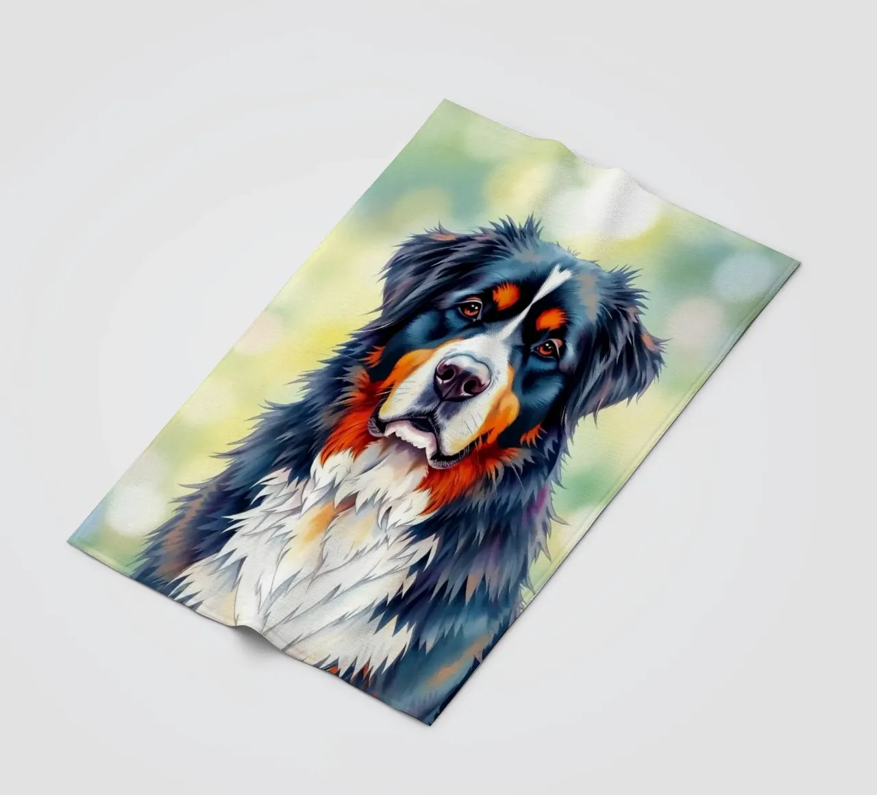 Bellissimo cane da montagna bernese #28 coperta in pile da Yumis.Beargang.and.Me