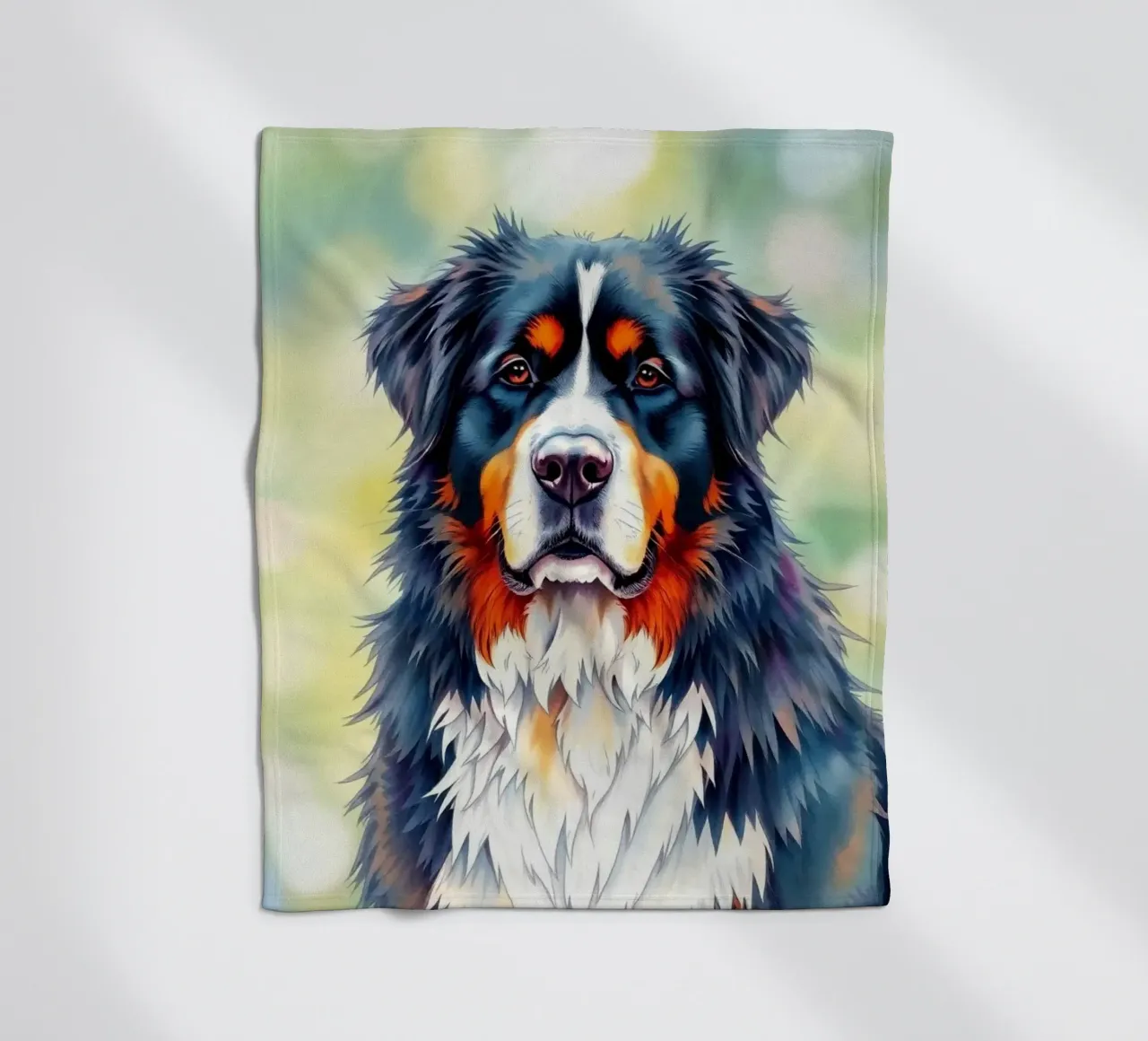 Bellissimo cane da montagna bernese #28 coperta in pile da Yumis.Beargang.and.Me