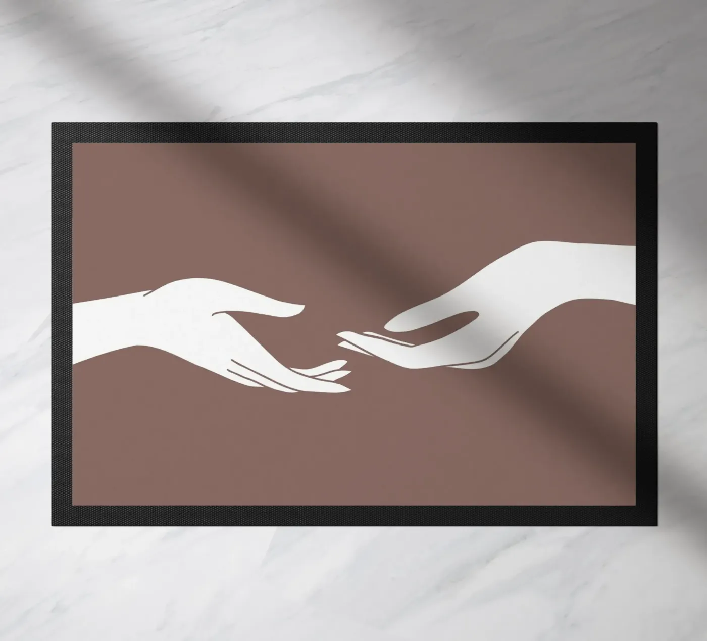 Gentle Hands doormat by treechild