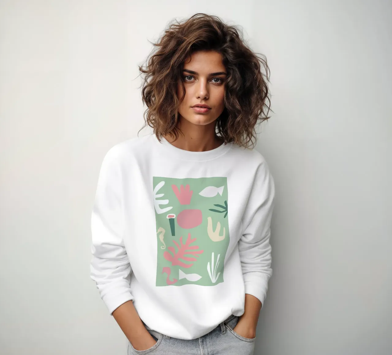 Underwater sweatshirt by Helena Ravenne