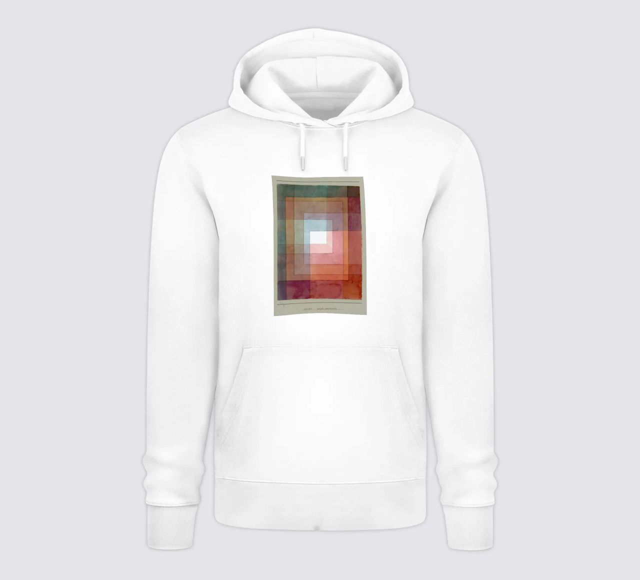 Klee - White Framed Polyphonically felpa con cappuccio da ARTOTHEK