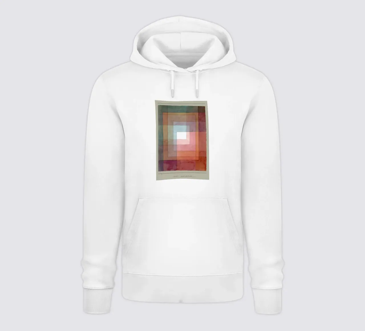 Klee - White Framed Polyphonically felpa con cappuccio da ARTOTHEK