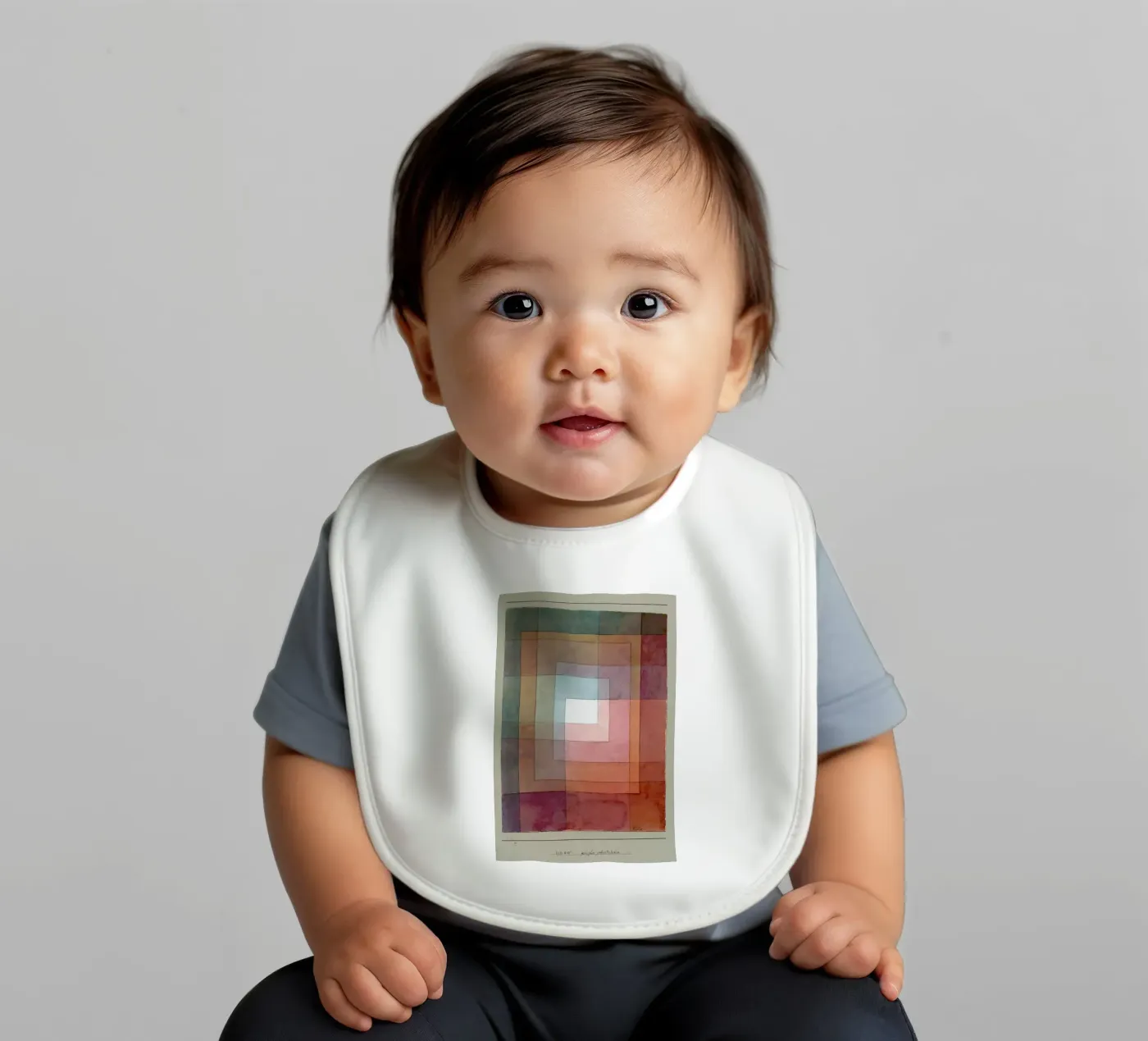 Klee - White Framed Polyphonically Babylätzchen von ARTOTHEK