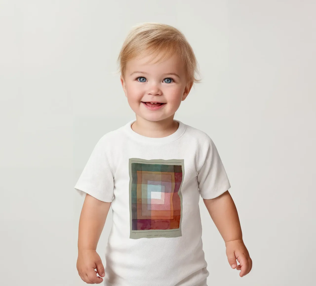 Klee - White Framed Polyphonically maglietta neonato da ARTOTHEK