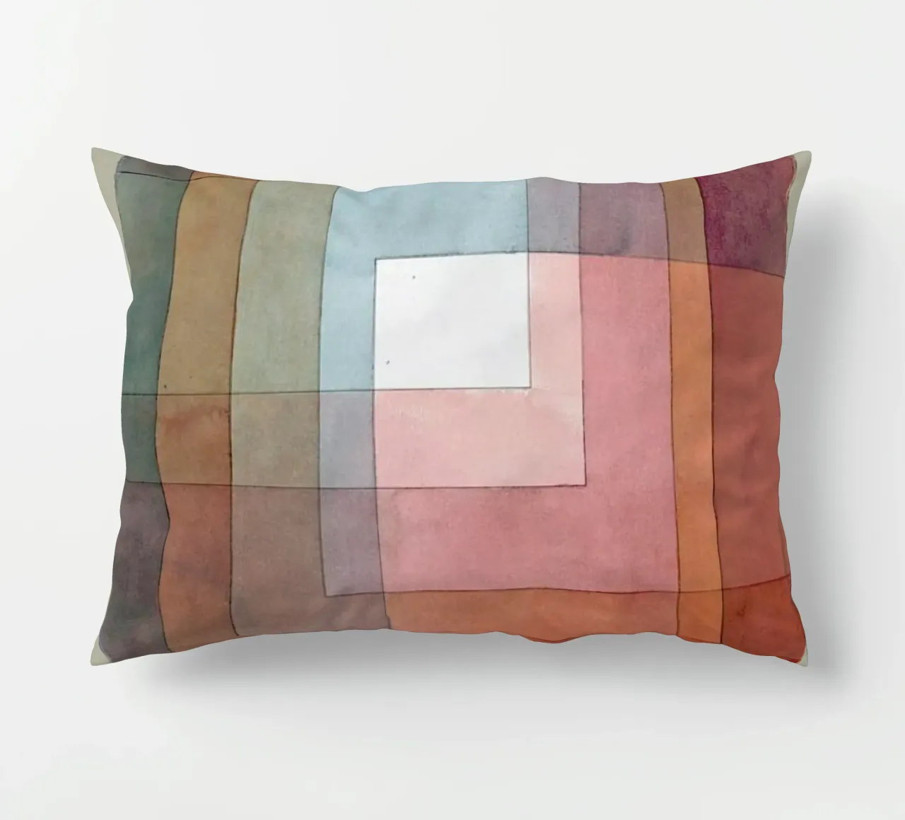 Klee - White Framed Polyphonically cuscino da ARTOTHEK