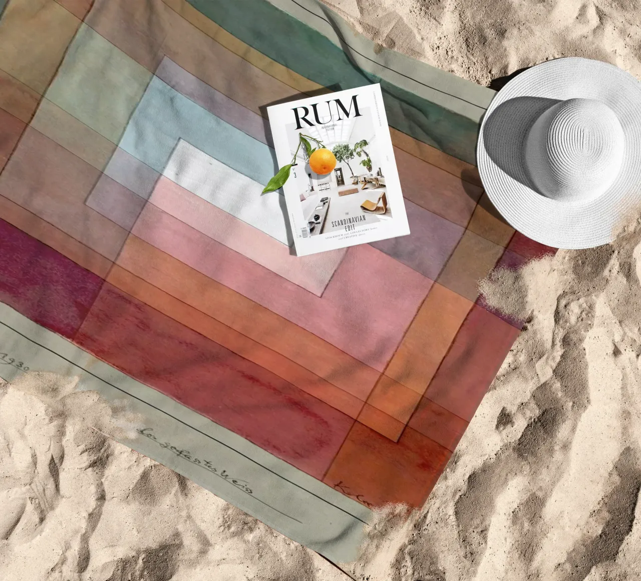 Klee - White Framed Polyphonically telo mare da ARTOTHEK