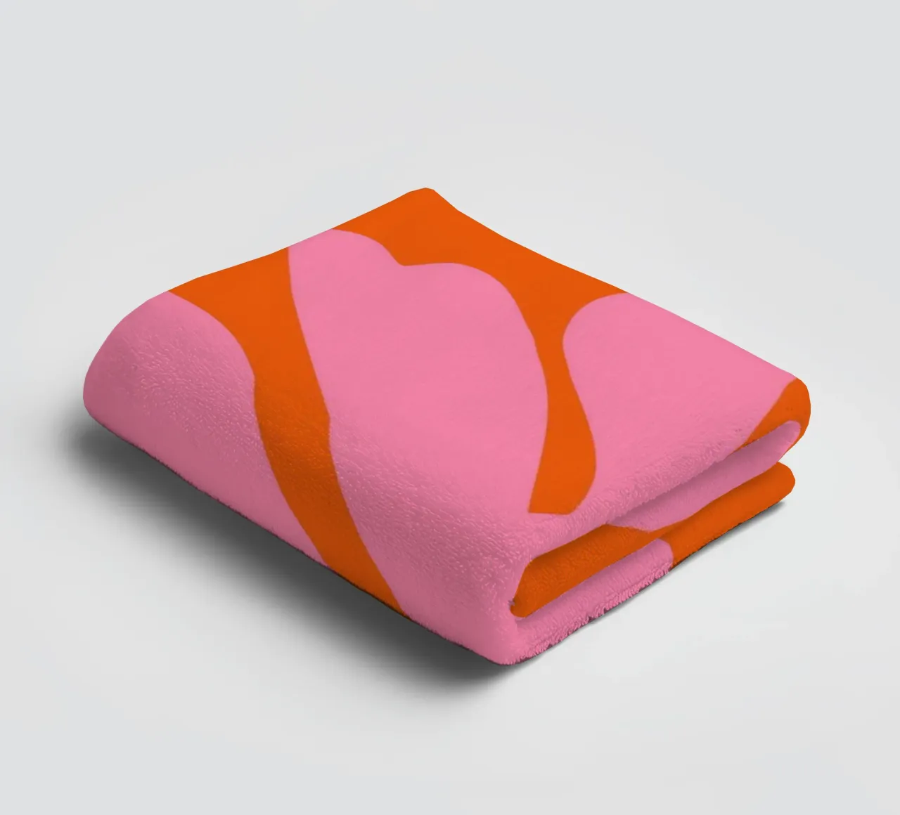 Abstract Matisse Dopamaine colours towel by pdigitalprints