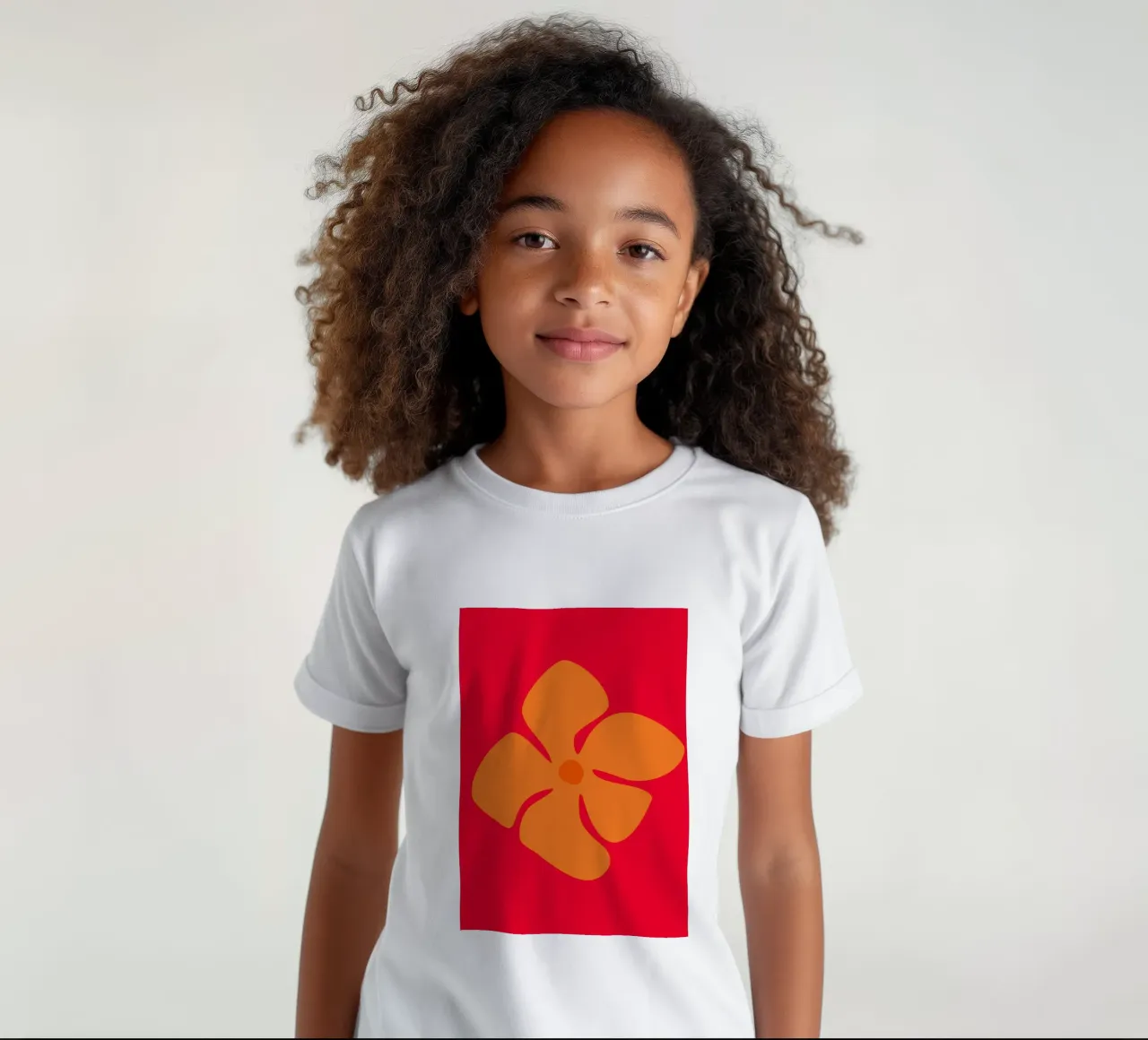 Abstract botanical Art kids t-shirt by pdigitalprints
