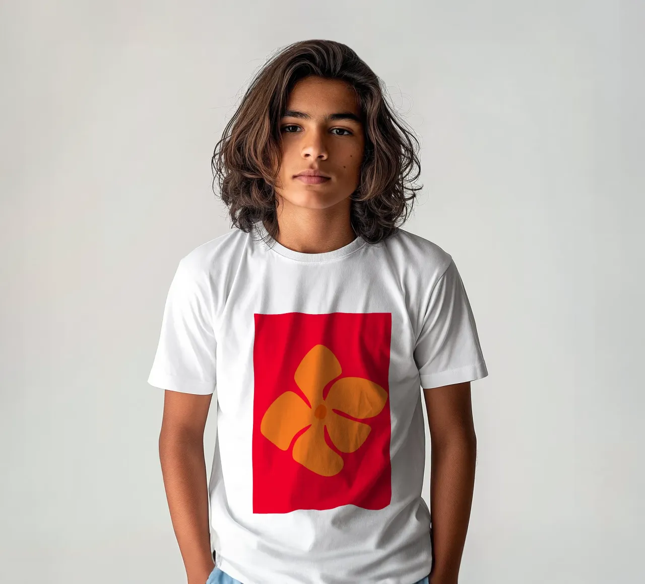 Abstract botanical Art kids t-shirt by pdigitalprints