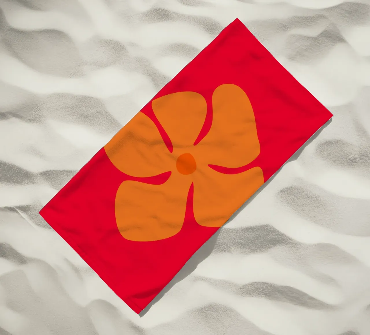 Abstract botanical Art beach towel by pdigitalprints