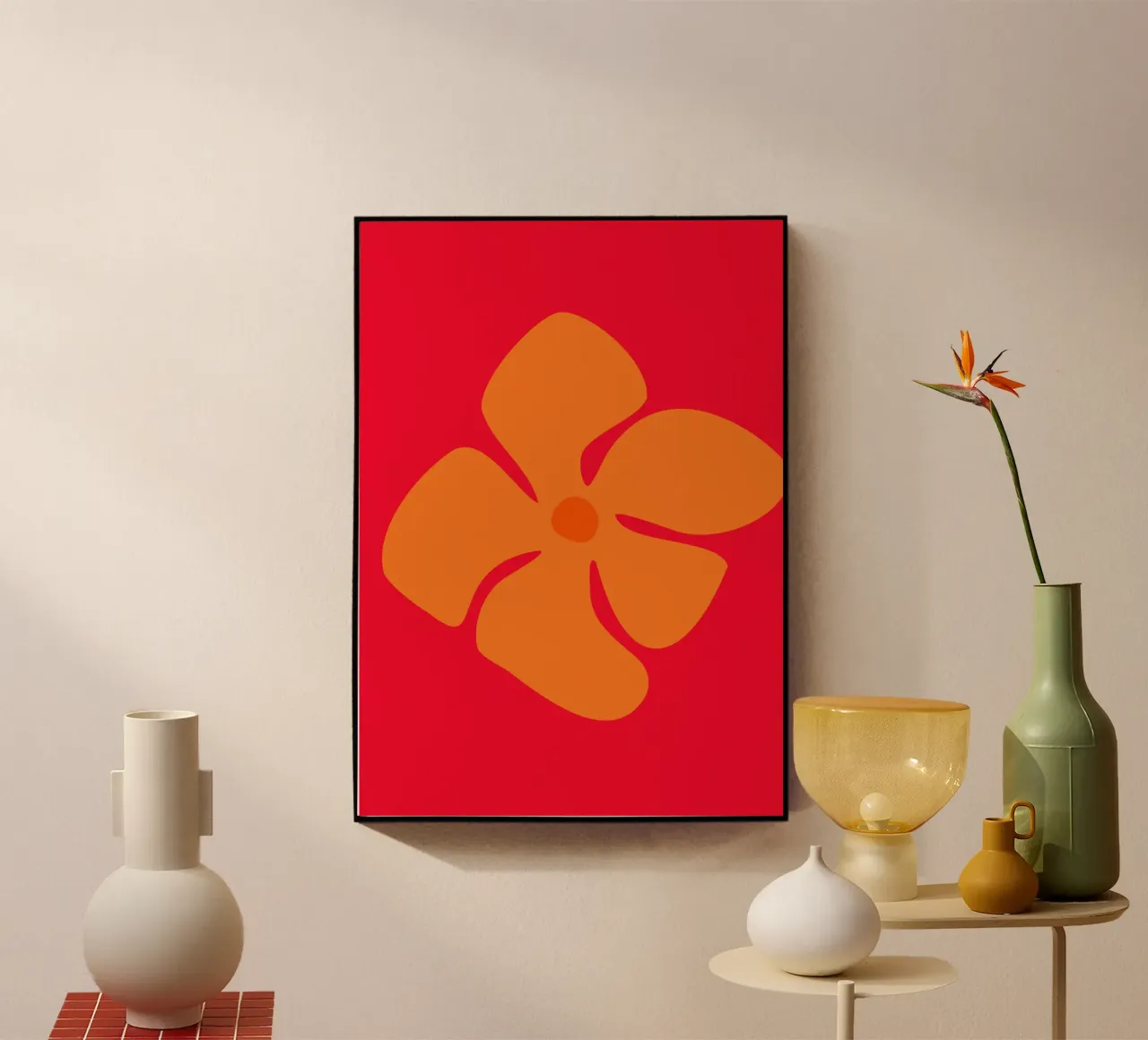 Abstract botanical Art acrylic glass by pdigitalprints