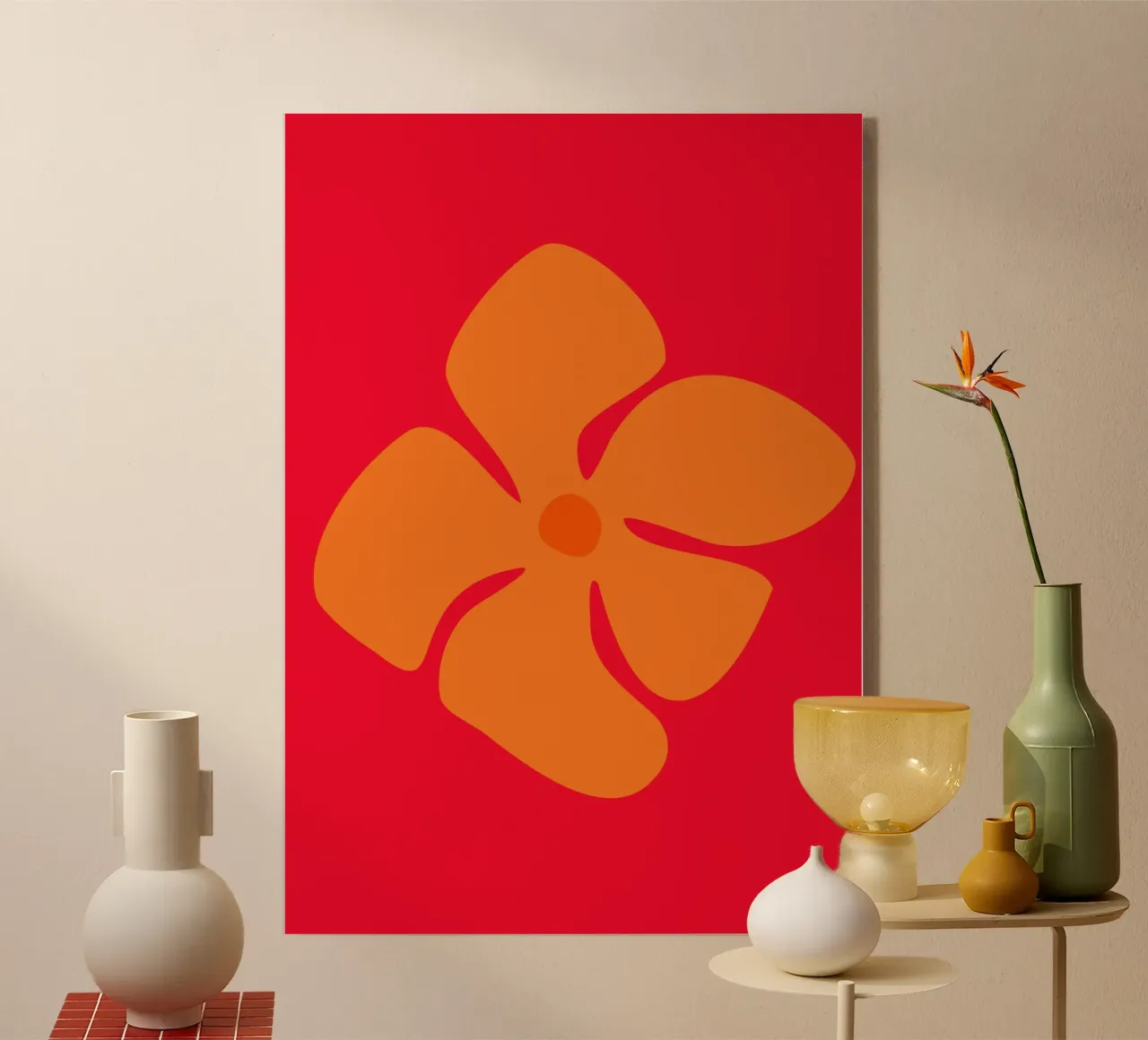 Abstract botanical Art acrylic glass by pdigitalprints