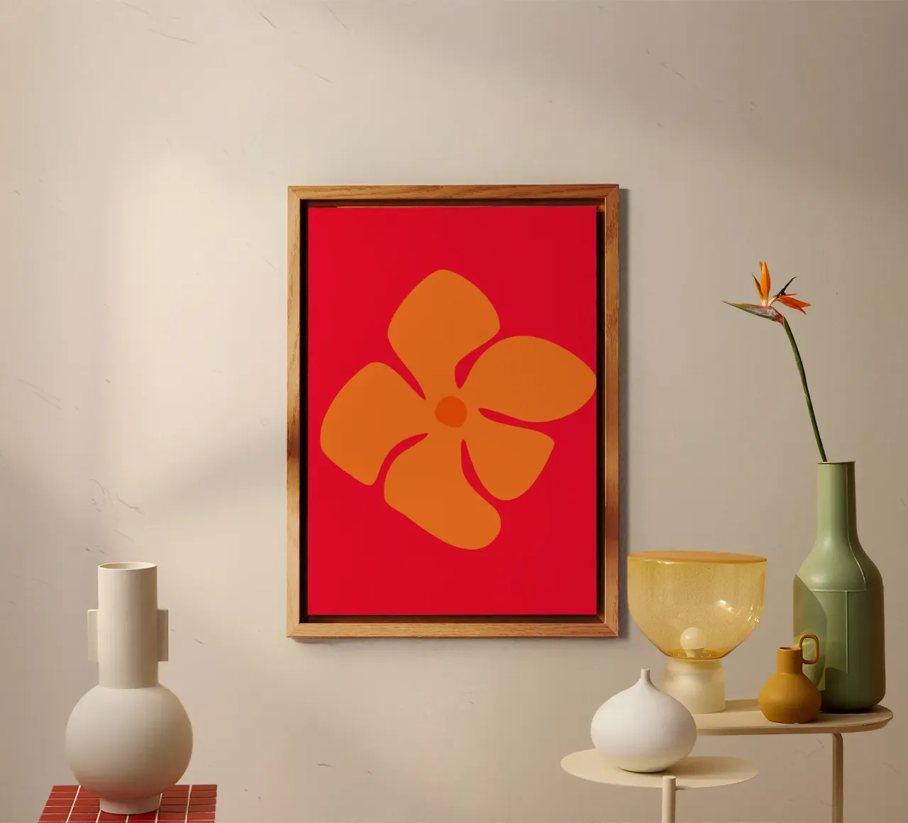 Abstract botanical Art alu-dibond by pdigitalprints
