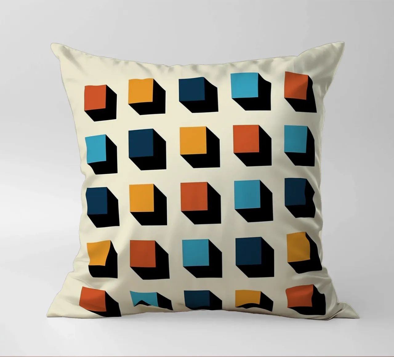 forme geometriche quadrati cuscino da Janine P McGuire