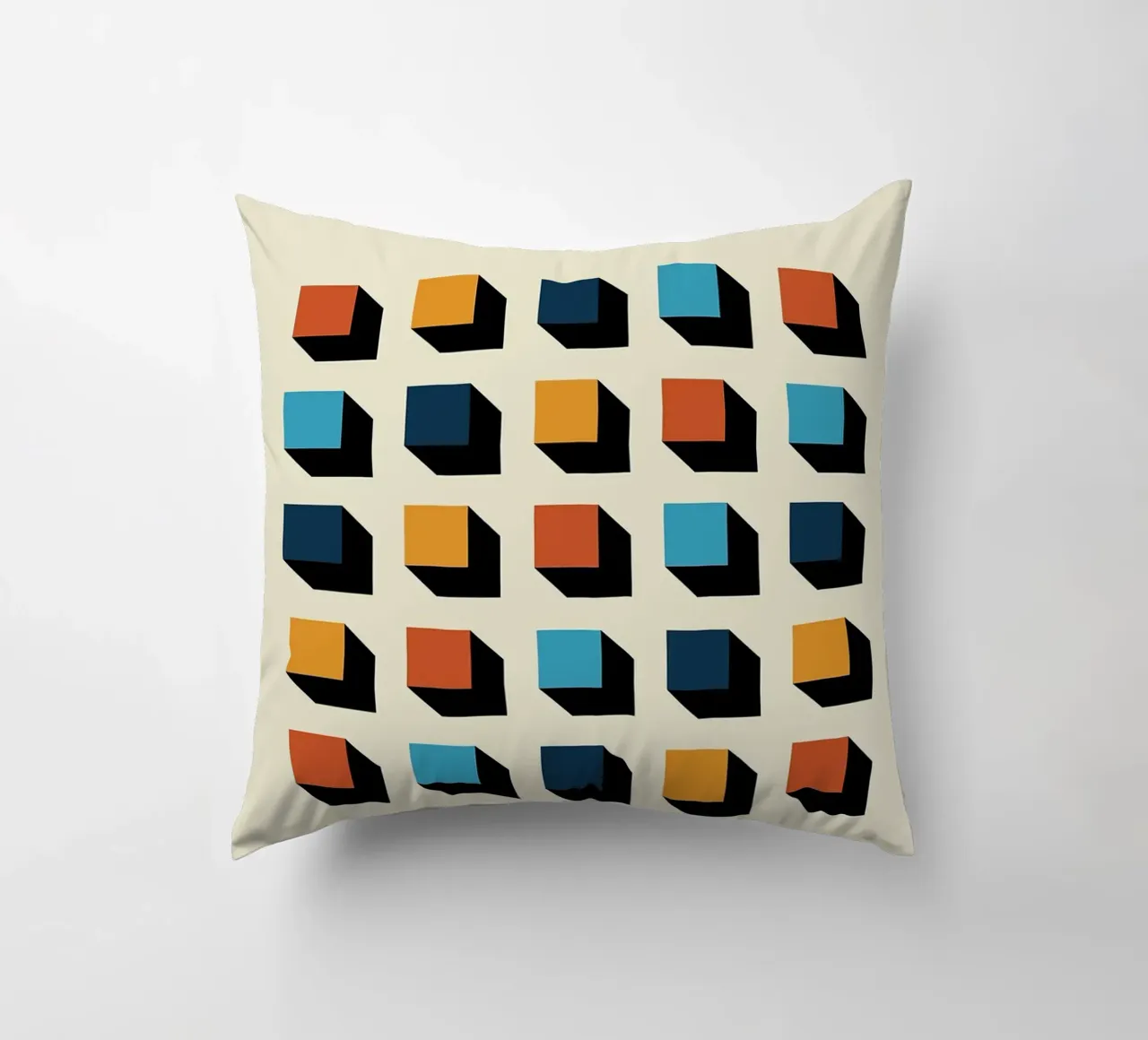 forme geometriche quadrati cuscino da Janine P McGuire