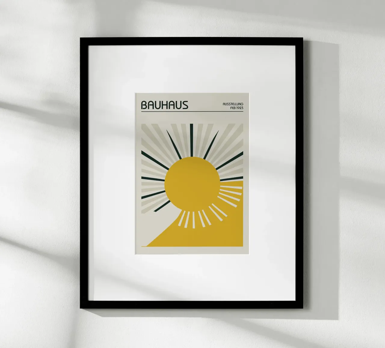 sun rays typography poster de Janine P McGuire