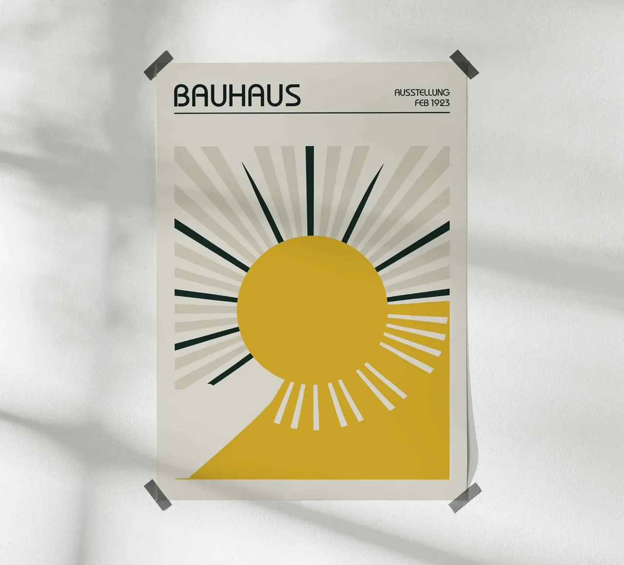 sun rays typography poster de Janine P McGuire