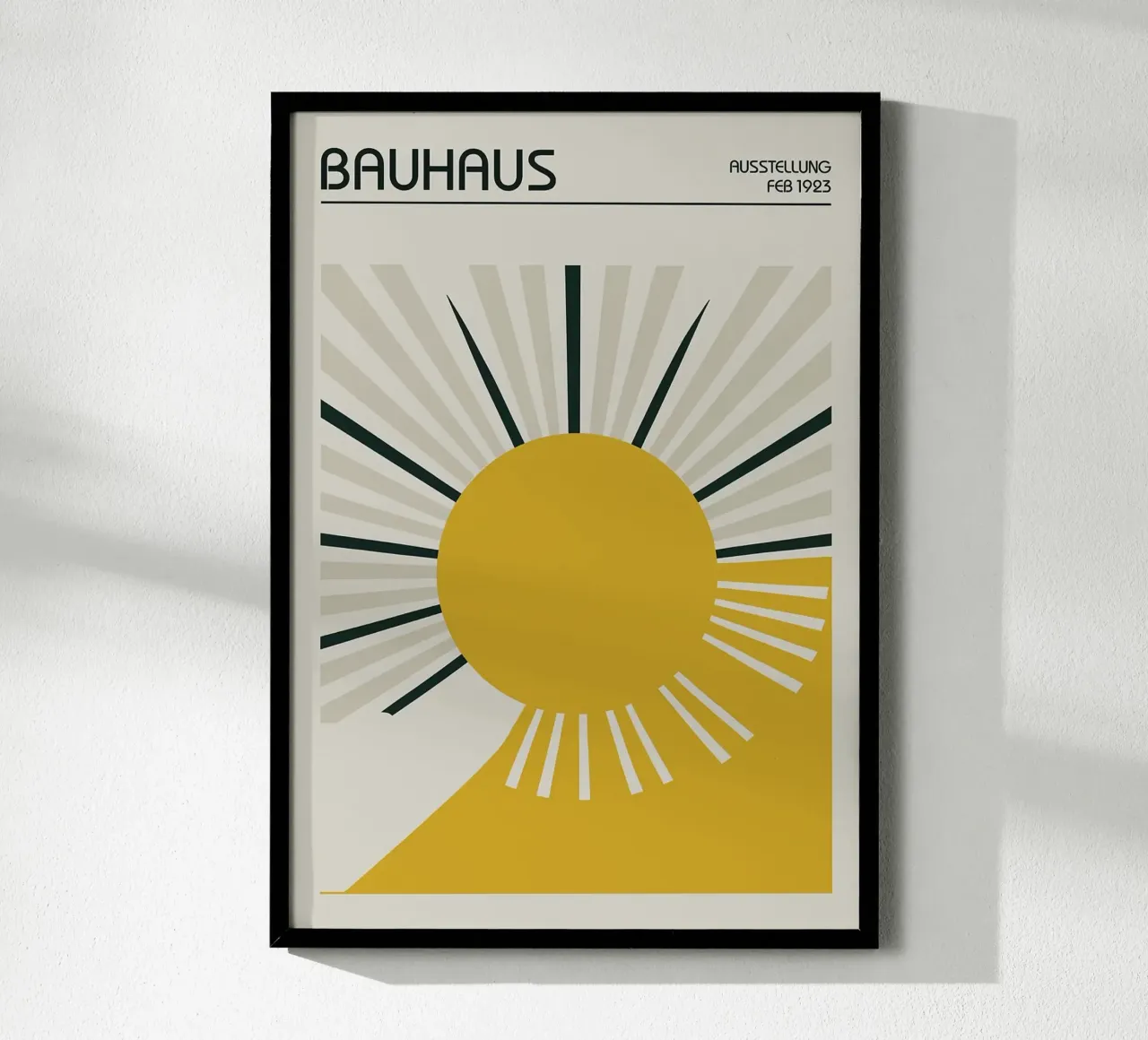 sun rays typography poster de Janine P McGuire