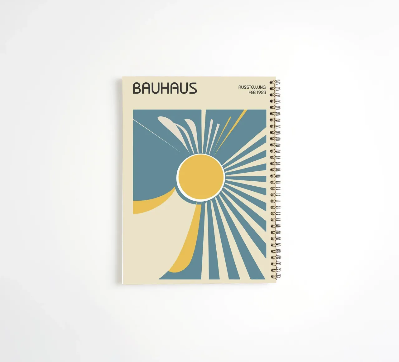 sun rays circle spiral notebook by Janine P McGuire