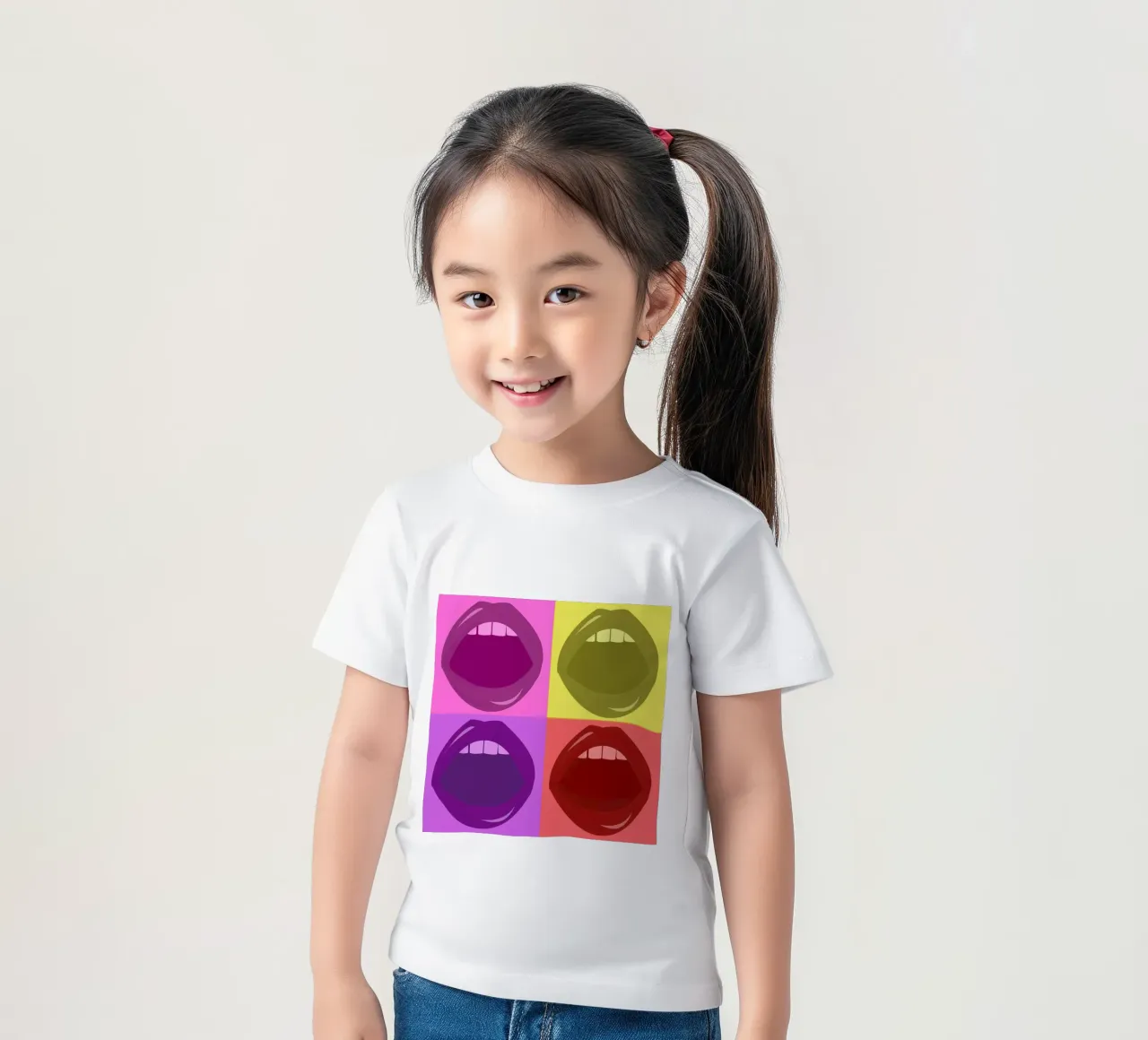 Lips t-shirt bambini da Ctoft