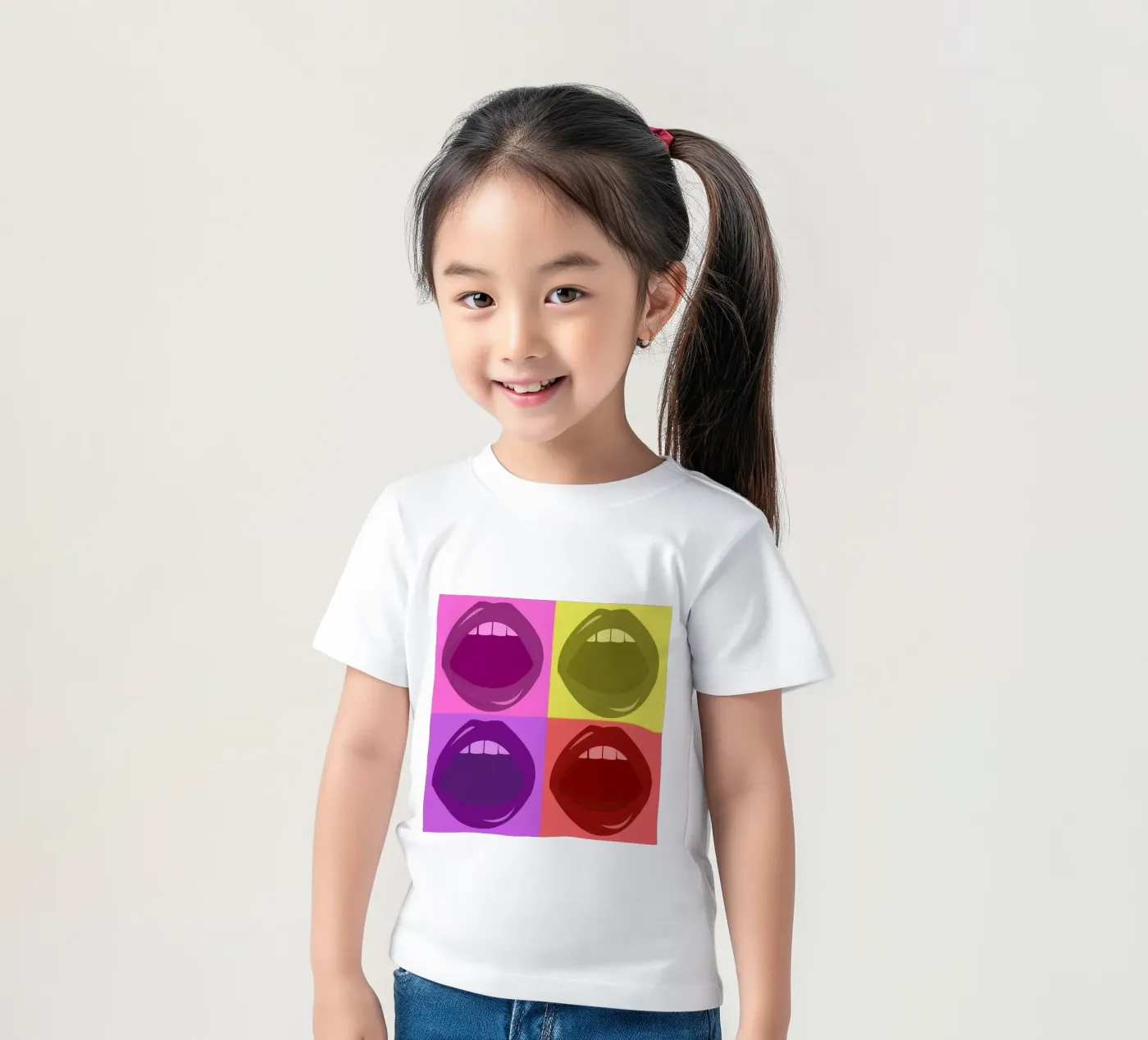 Lips t-shirt bambini da Ctoft