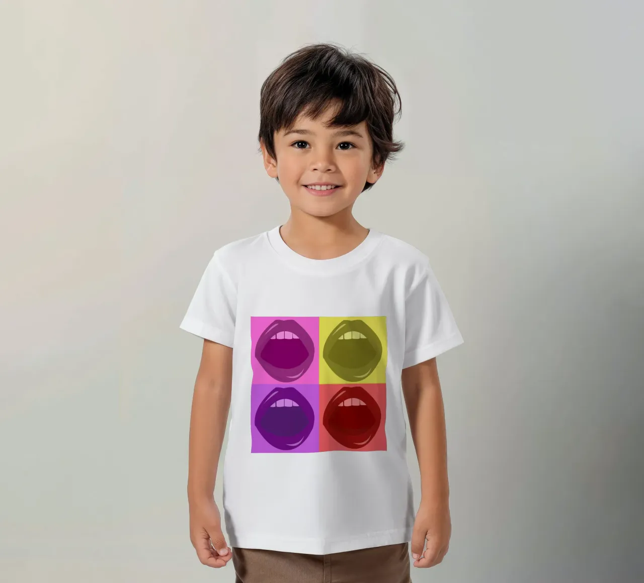 Lips t-shirt bambini da Ctoft