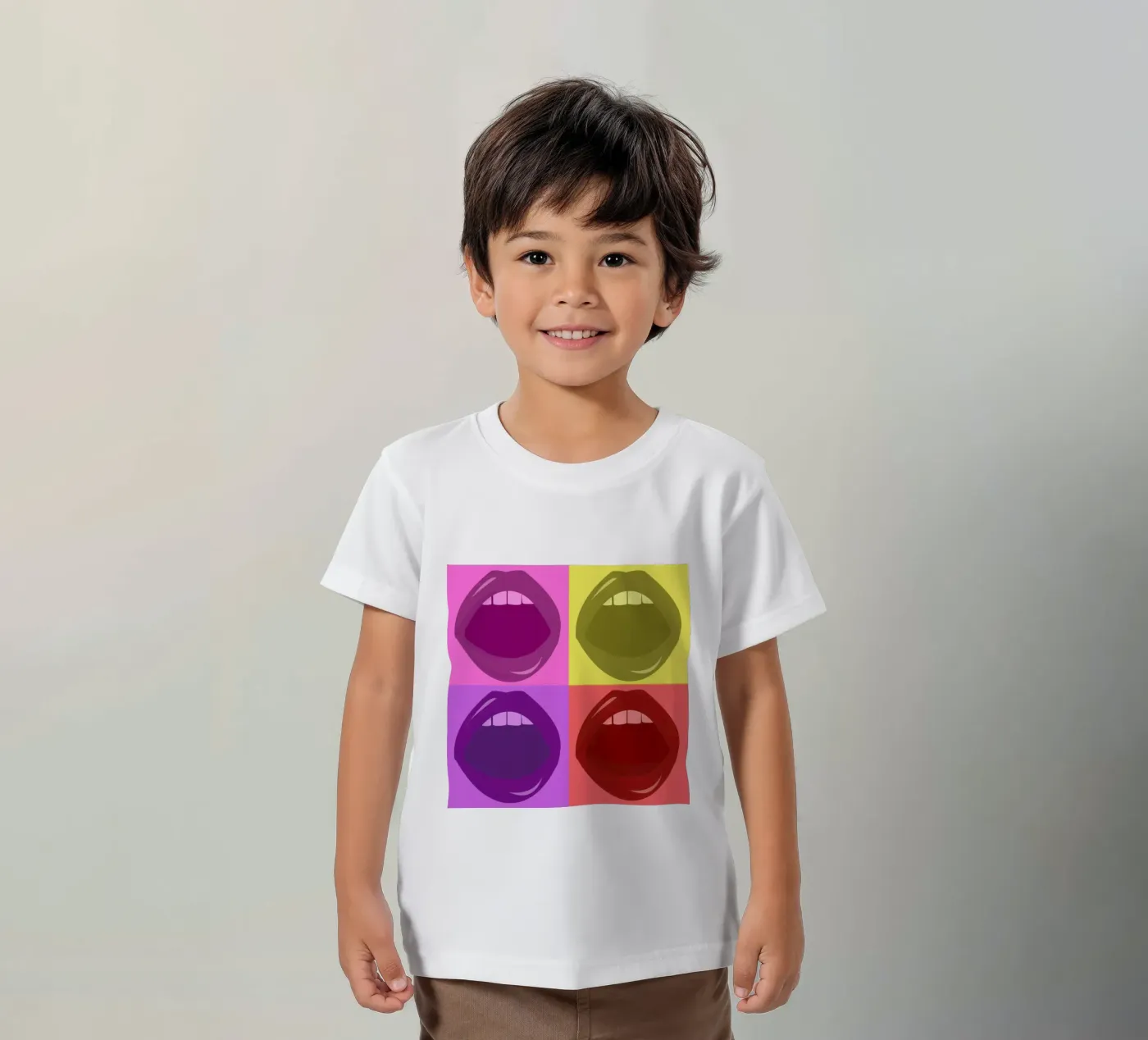 Lips kinder t-shirt van Ctoft