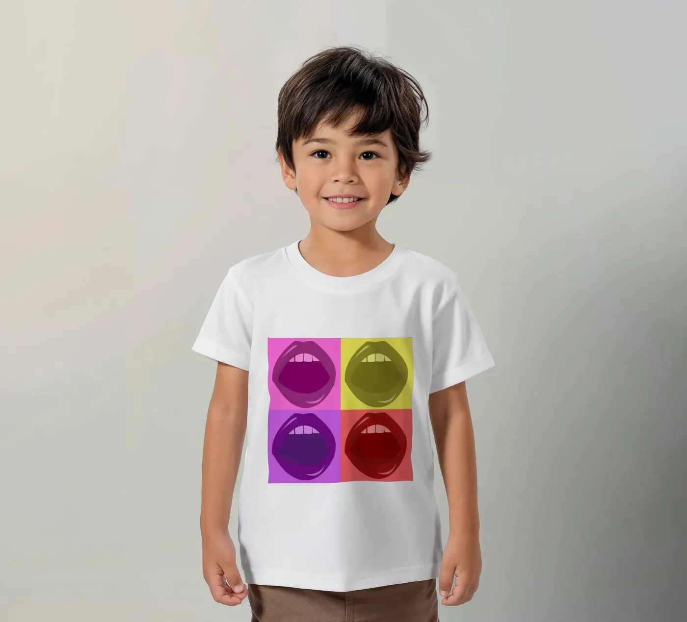 Lips Kinder T-Shirt von Ctoft