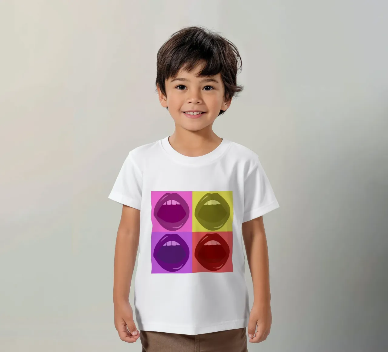 Lips t-shirt bambini da Ctoft