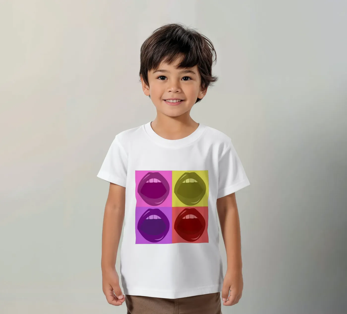 Lips t-shirt bambini da Ctoft