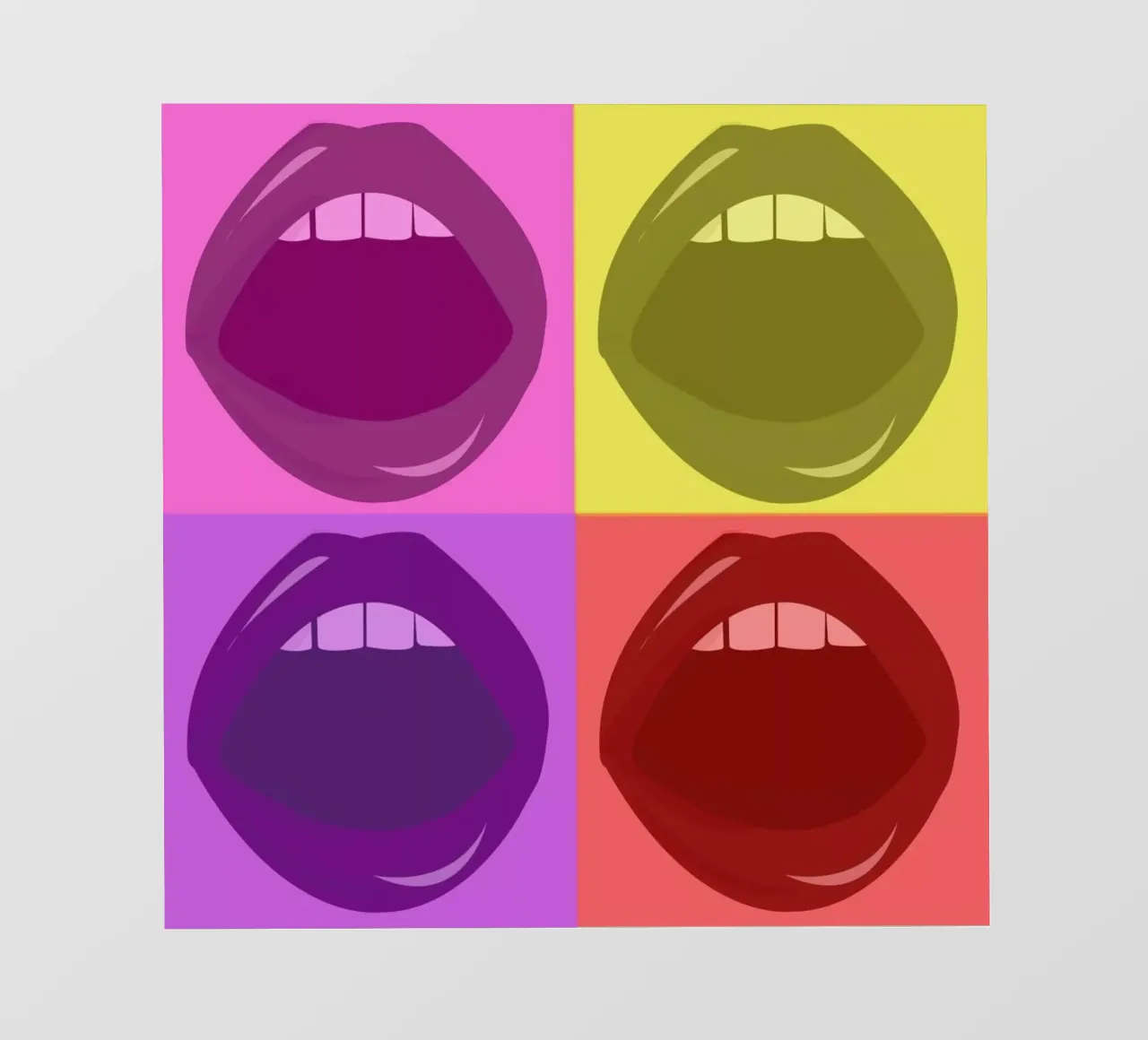 Lips pellicola backlit da Ctoft