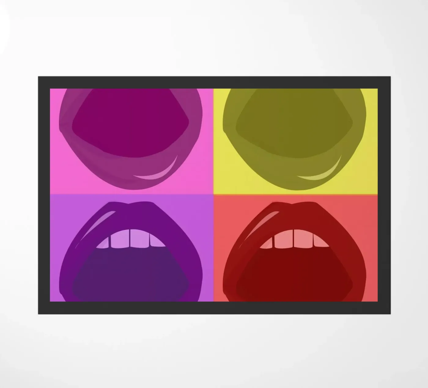 Lips doormat by Ctoft
