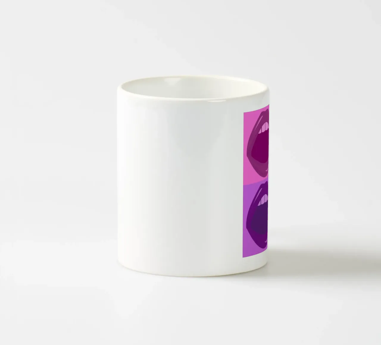 Lips ceramic mug by Ctoft