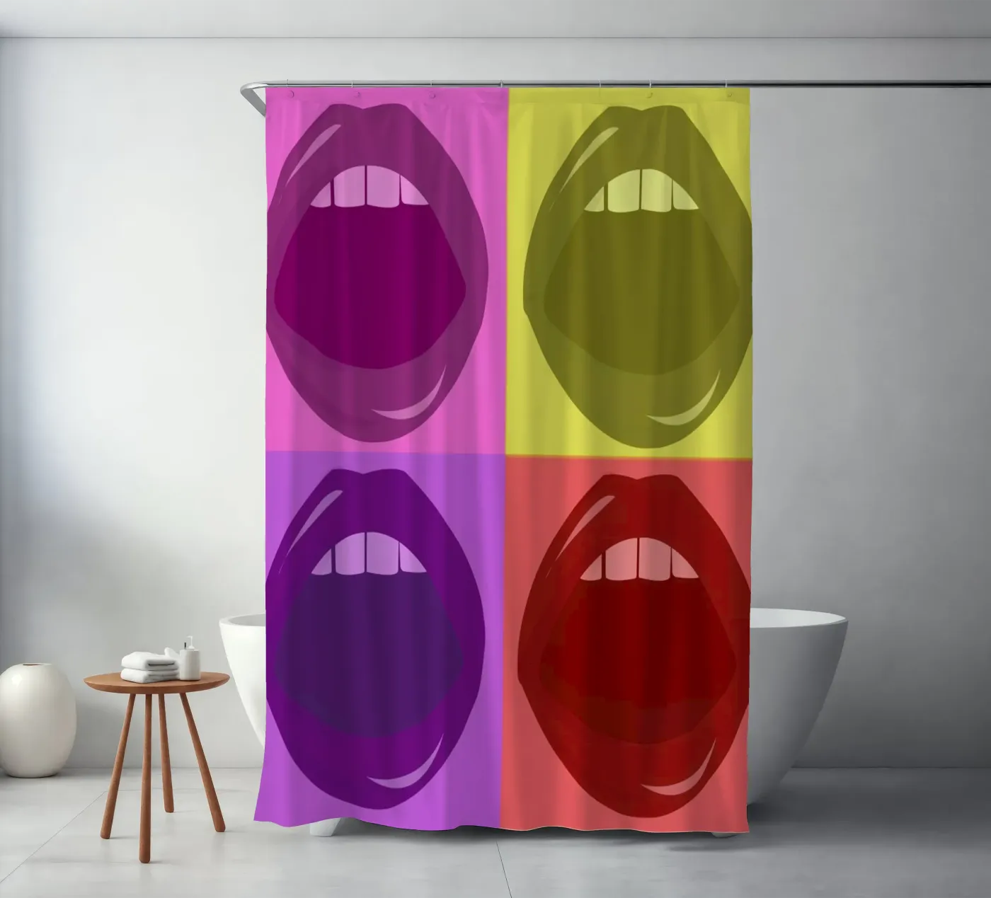 Lips Duschvorhang von Ctoft