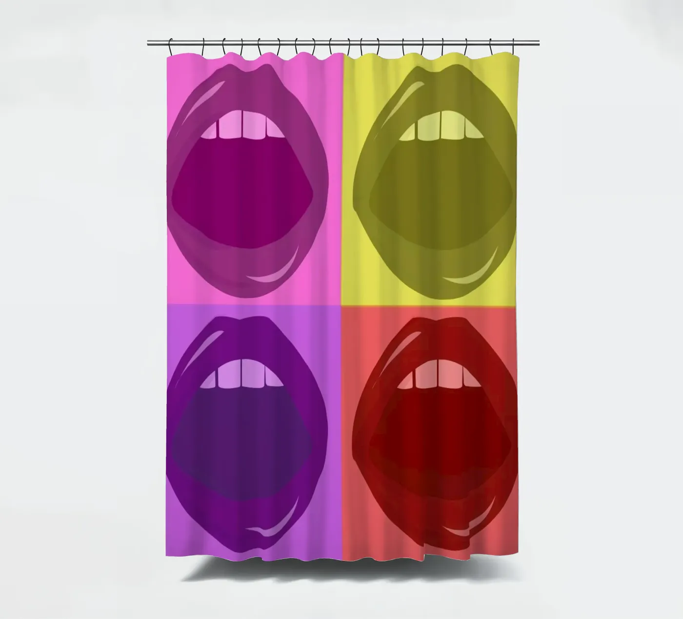 Lips Duschvorhang von Ctoft