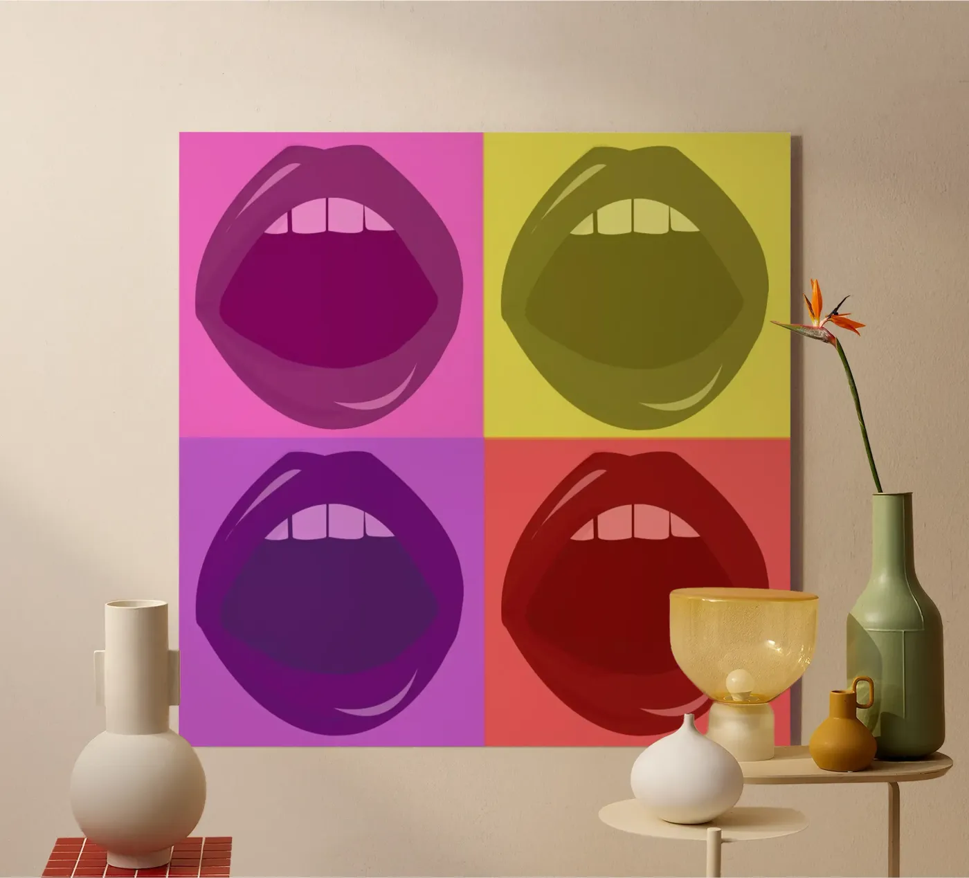 Lips Acryl-Glas von Ctoft