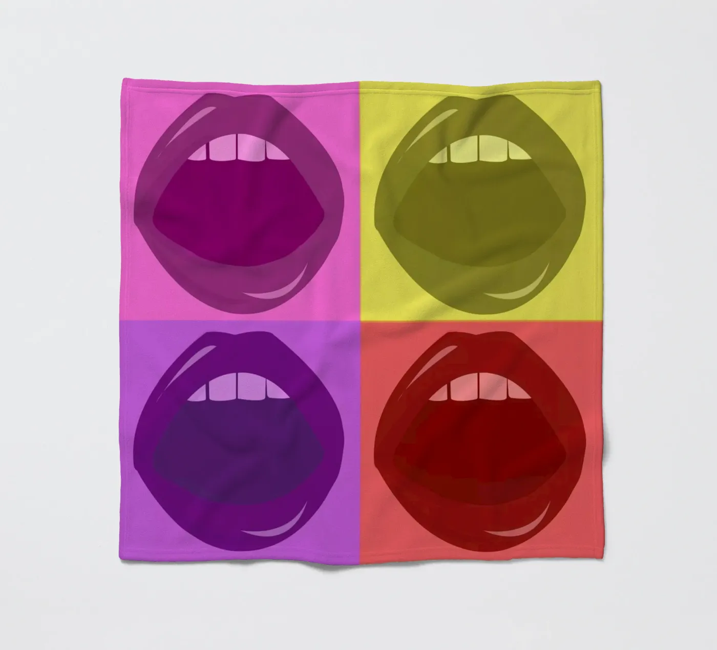 Lips Fleecedecke von Ctoft