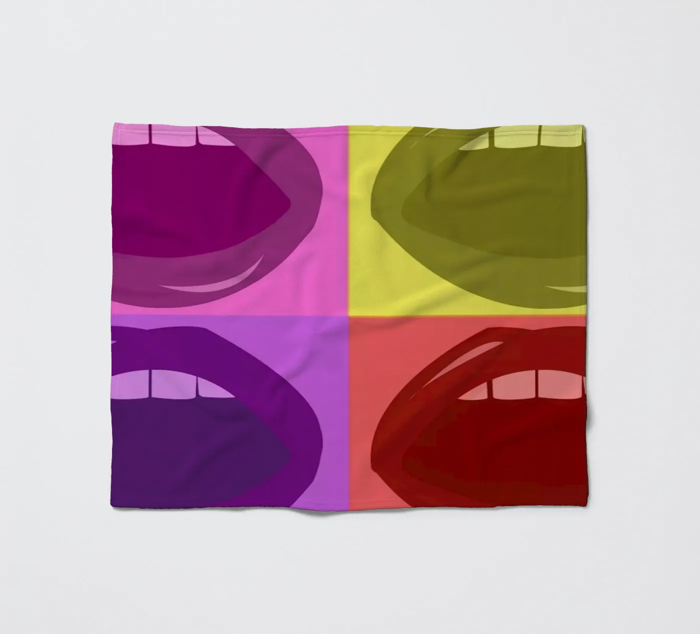 Lips Fleecedecke von Ctoft