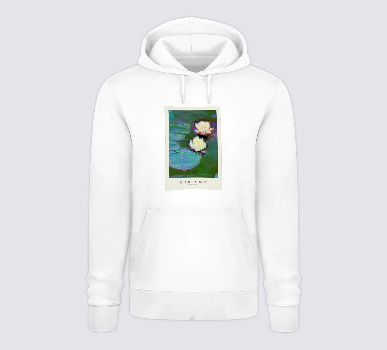 Monet -  Nympheas felpa con cappuccio da Vintage by JUNIQE