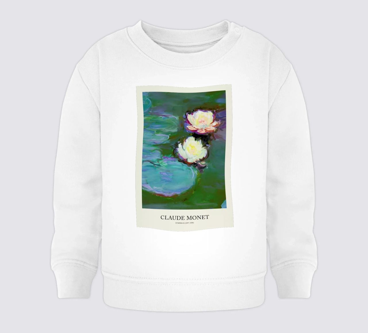 Monet -  Nympheas felpa neonato da Vintage by JUNIQE