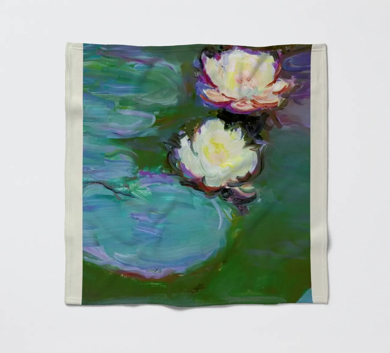 Monet -  Nympheas coperta in pile da Vintage by JUNIQE